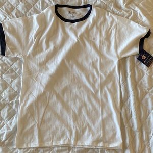 Champion Brand Short Sleeve T Shirt Embroidered Logo